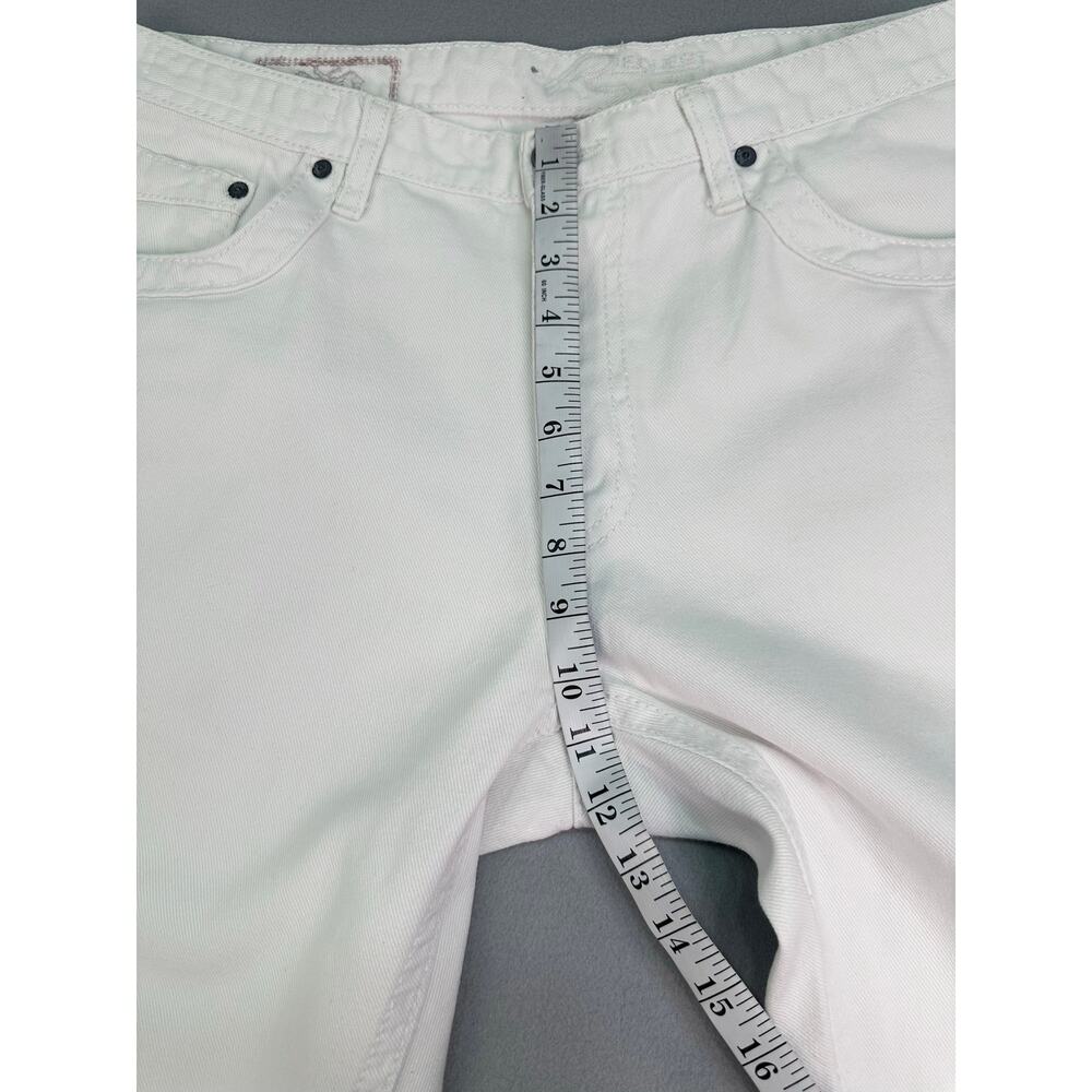 Request Jeans Crisp White Straight Leg Denim Pants Men’s Size 36x32 - Picture 12 of 15